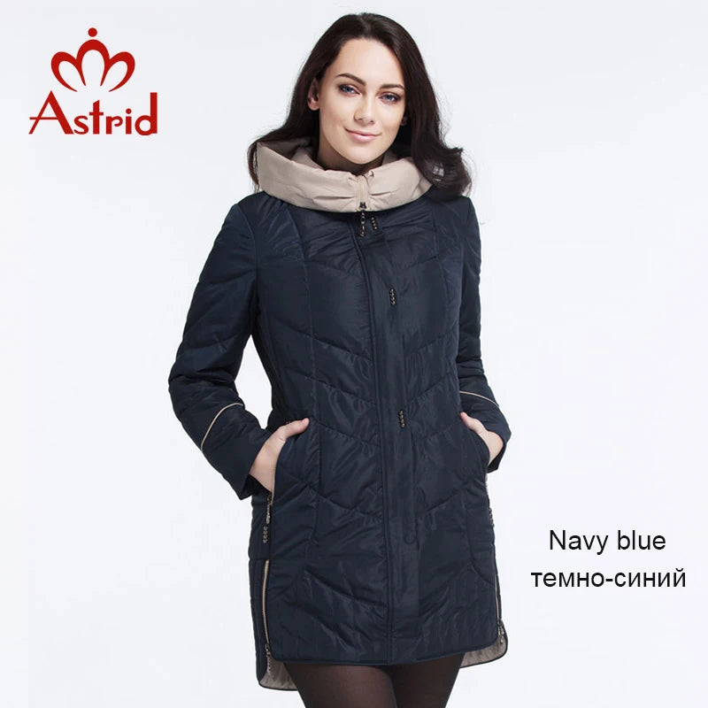 Astrid jacket winter women coat Casual female Parkas Female Hooded Coats solid ukraine Plus Size fashion style best AM-5810