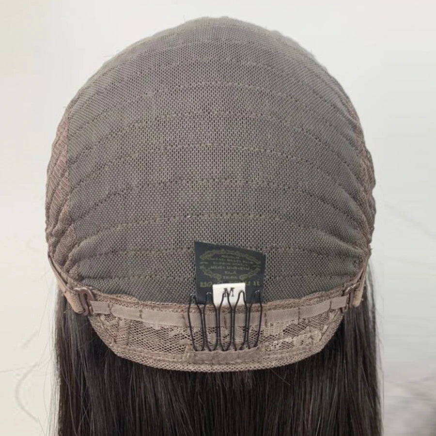 Brown Skin Silk Top Jewish Wig Bob Wig Straight Virgin European Human Hair Sheitels Kosher Wig Same Length #4 #2 #1b Available