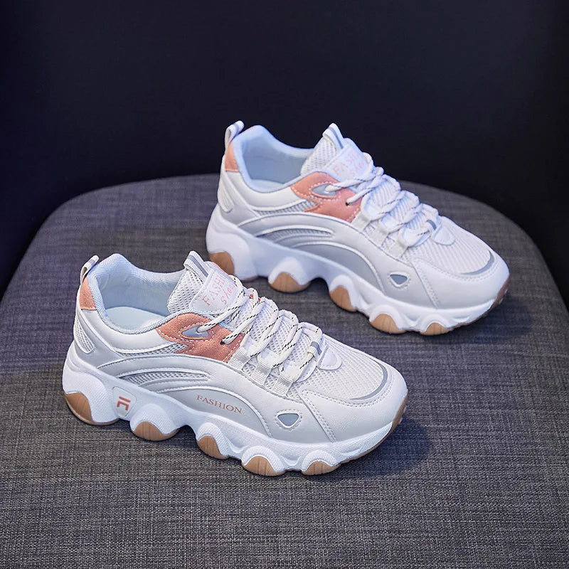 woman fashion shoes  shoes woman sneakers female students all-match thick-soled Street casual