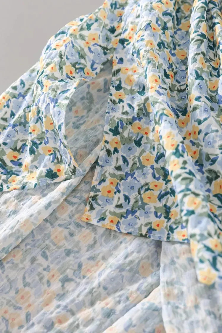 Women Skirt 2024 Summer New Fashion Temperament Gentle Vintage A-line Side Slit Skirt Slim Versatile Waist