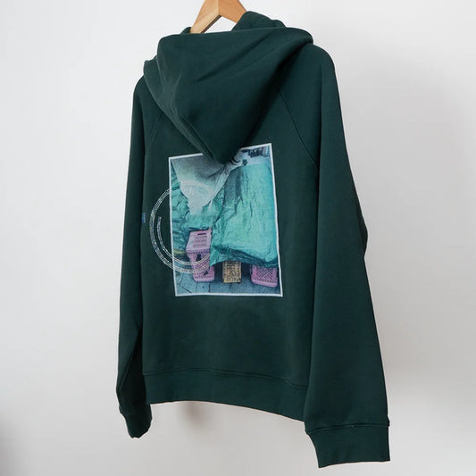 Z5W099 New Winter Niche Women's Hooded Sweatshirt Photo Graphic Print Letter Hot Diamond