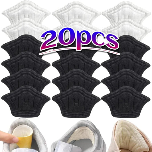 2-20pcs Insoles Patch Heel Pads for Sport Shoe Adjustable Size Feet Pad Pain Relief Cushion Insert Insole Heel Protector Sticker