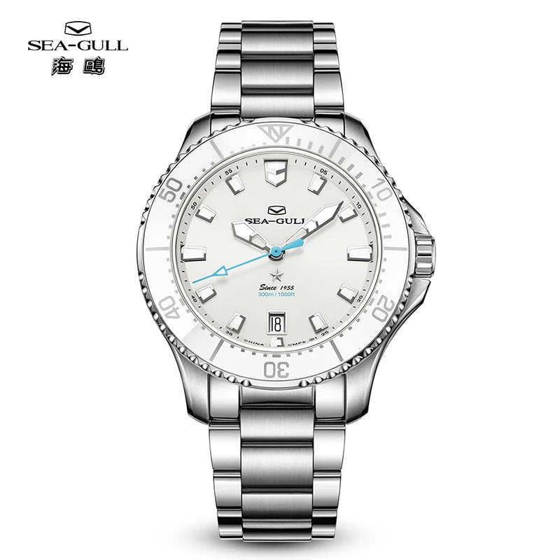 Seagull Lady Watches Sports Luxury Mother of Pearl Dial 30Bar Waterproof Wristwatch Outdoor Women Clock Ocean Series Pro 1211