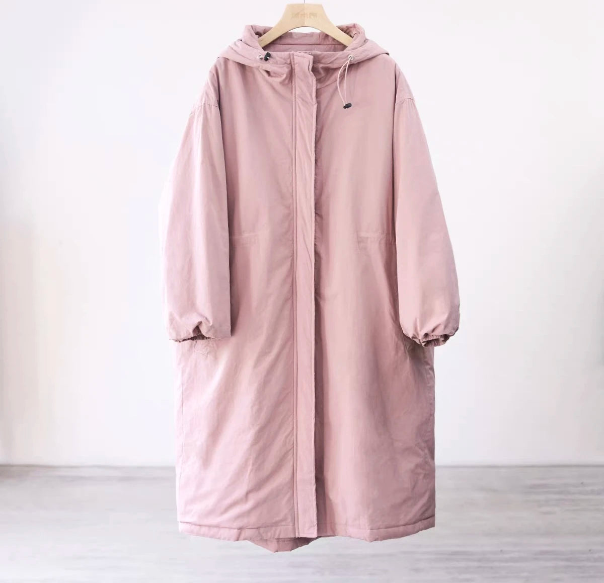 Winter Fashion New Women's Down Cotton Coat Commuting Oversized Hooded Parkas