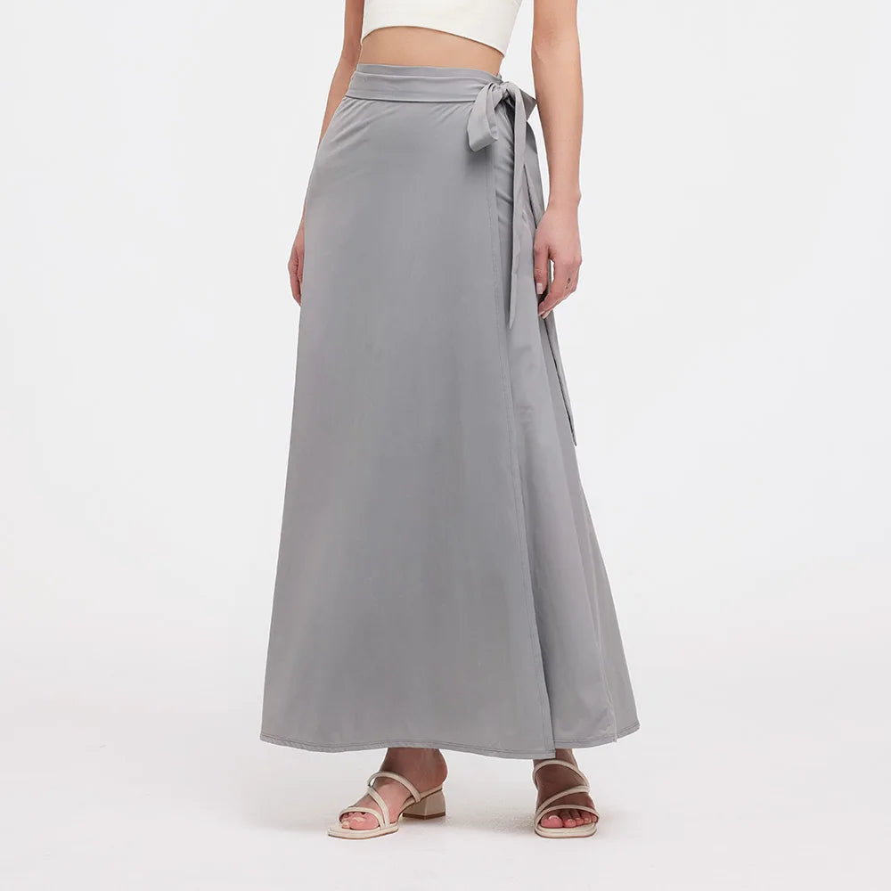 OhSunny One-Piece Beachy Sarong,Summer Multifunctional Bikini Cover Ups,UPF50+ Ice Feeling Long Skirts,Large Size 4 Ways to Wear