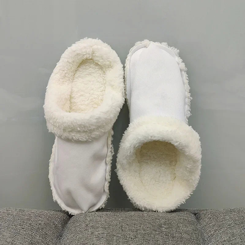 New Winter Warm Ankle Sock Plush Liner Shoes Charm Insoles Shoe Charms Thicken Plush Insole for Women Men Shoe Covers Removable