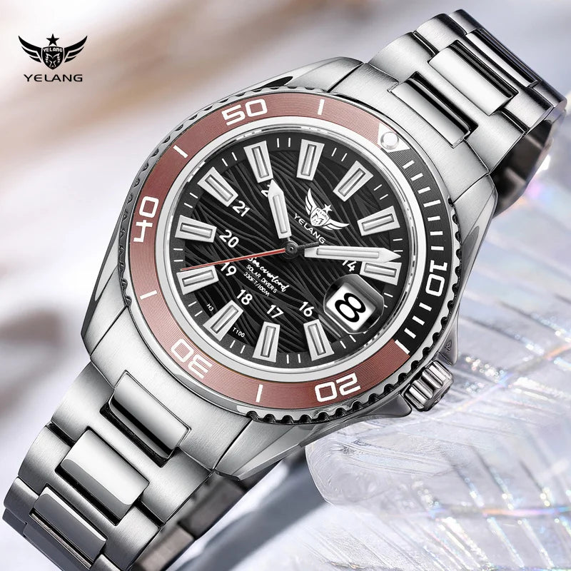 Yelang V1214 woman watch Japan VS43 Eco-Drive Solar watch 36mm Women Fashion Sapphire swiss luminous 100M Waterproof Watch