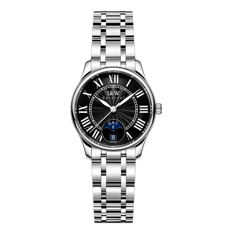 CARNIVAL Brand Luxury Mechanical Watch for Women Ladies Fashion Sapphire Automatic Movement Wristwatches Waterproof Reloj Mujer