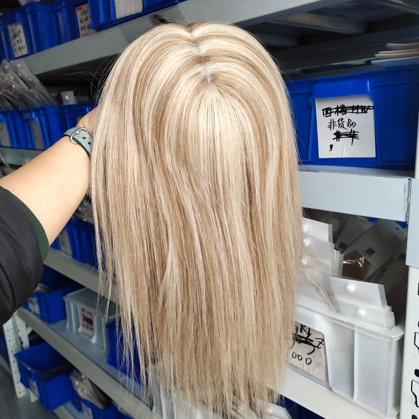 Moresoo Virgin Hair Topper Human Hair 12 Months Virgin Hair Piece High Quality Brazilian Hair 6*7Inch Base for Women Hair Piece