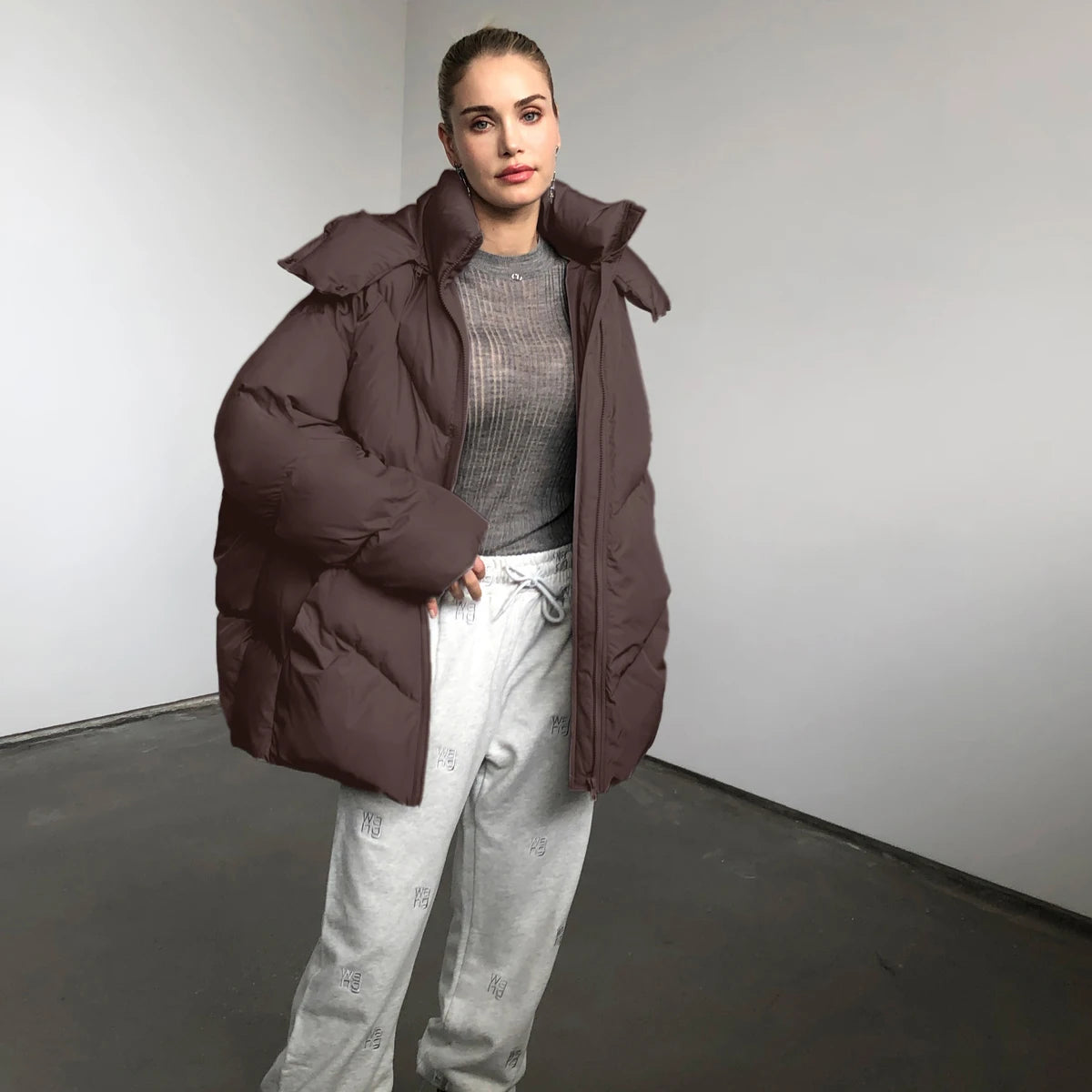 2025 Women Winter coat Stylish Thick Warm Parkas