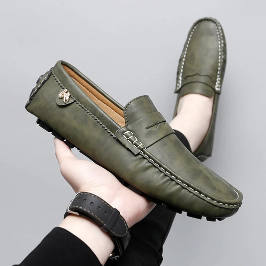 2024 New Arrival Driving Casual Shoes Luxury Men Loafers Soft Moccasins Autumn Winter Shoes Man High Quality Mens Business Shoes