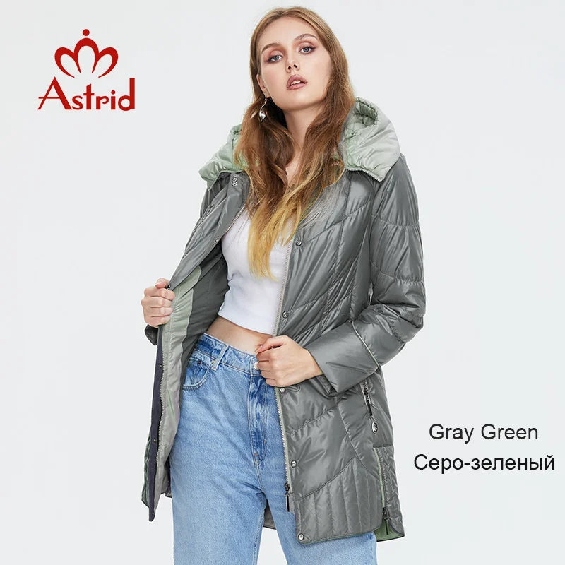 Astrid jacket winter women coat Casual female Parkas Female Hooded Coats solid ukraine Plus Size fashion style best AM-5810