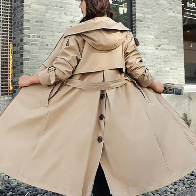 Women Winter Jacket Hooded X-Long Thick Faux Fur Padded Parkas Woman Distachable Plus Size Coat kurtka puchowa damska z futrem