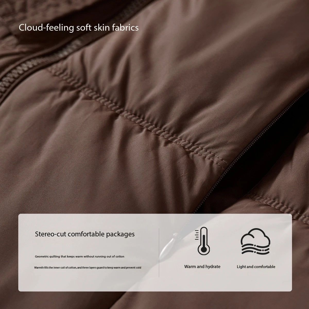 SENTUBILA Women's Long Parkas 2025 Winter Padding Coat Oversized Stand Neck Hooded Zipper Warm Outerwear Woman Clothes W44M58169