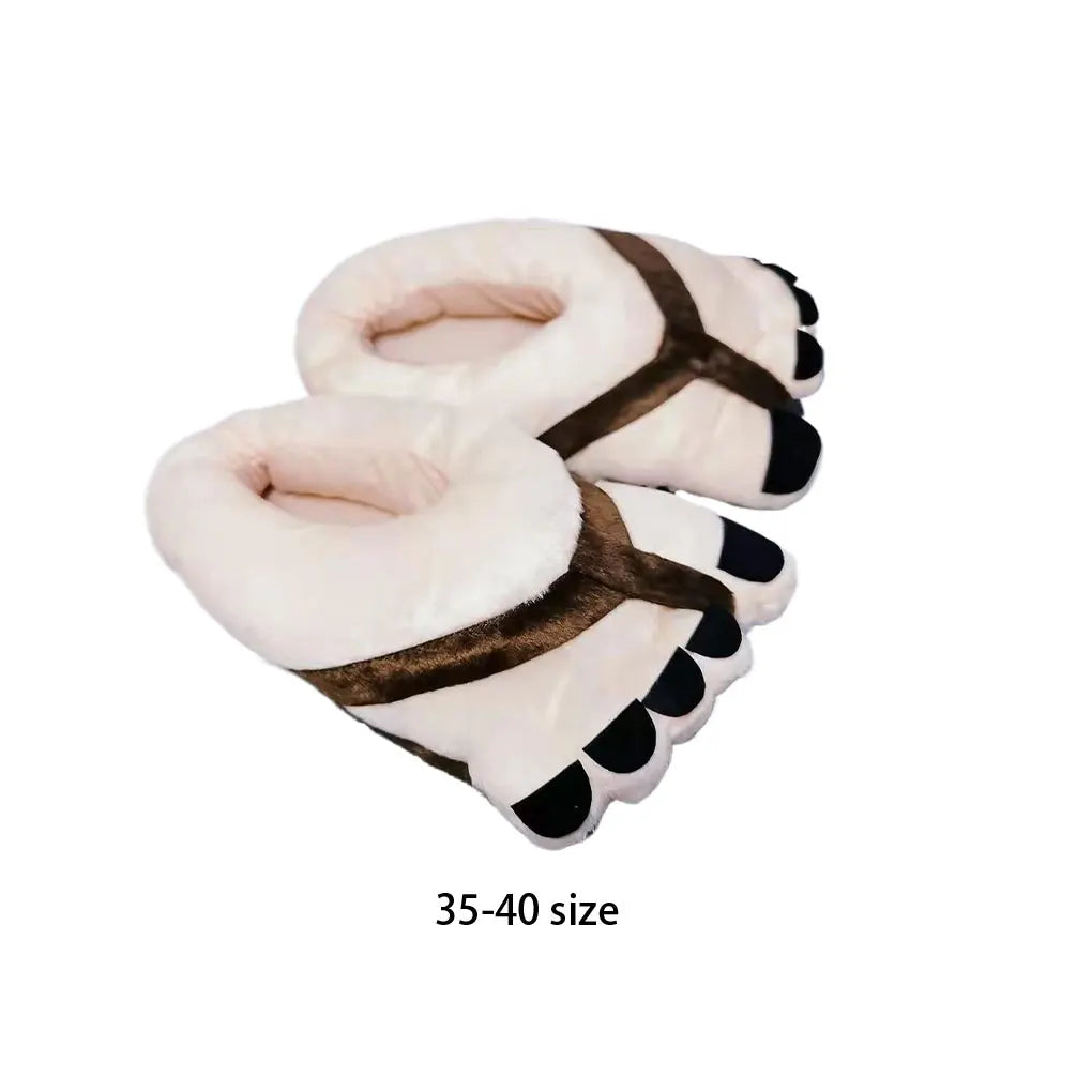 2024 New Household Warm Shoes Thick And Resilient For Ultimate Warmth Funny Winter Warm Slippers Silent Sole