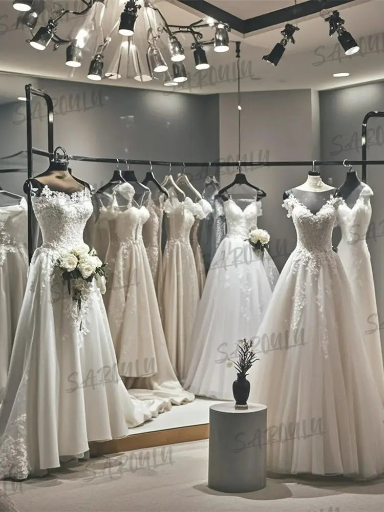 Bohemian Bride Dress with Long Sleeves, Unique Lace Beach Wedding Dresses for Women, Boho Chiffon Bridal Gown Custom Make