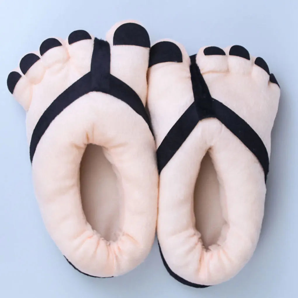 2024 New Household Warm Shoes Thick And Resilient For Ultimate Warmth Funny Winter Warm Slippers Silent Sole