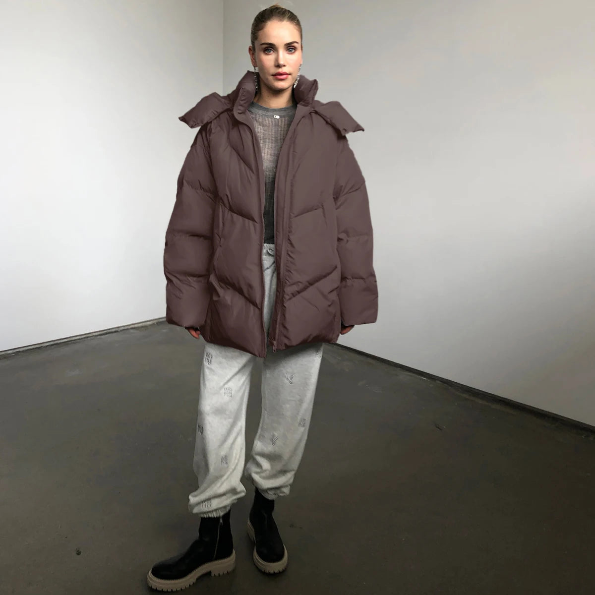 2025 Women Winter coat Stylish Thick Warm Parkas