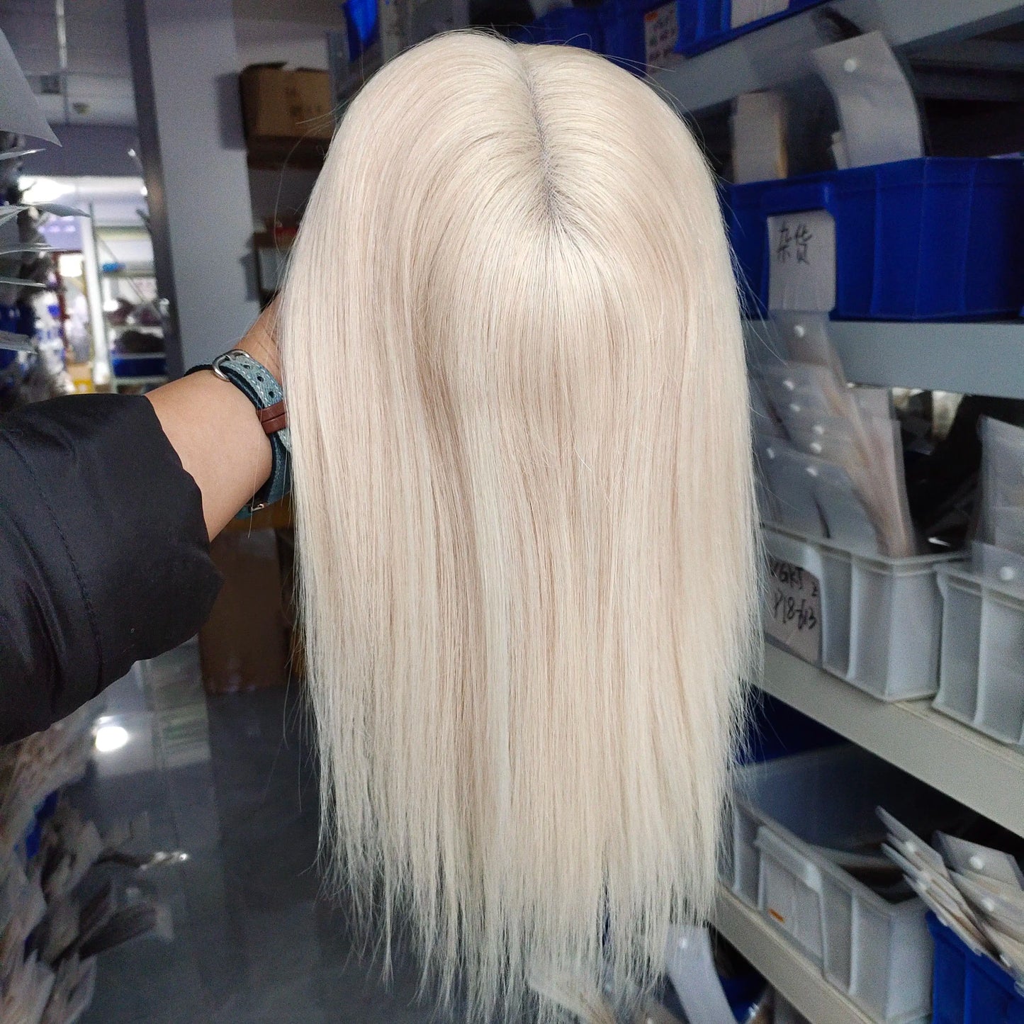 Moresoo Virgin Hair Topper Human Hair 12 Months Virgin Hair Piece High Quality Brazilian Hair 6*7Inch Base for Women Hair Piece