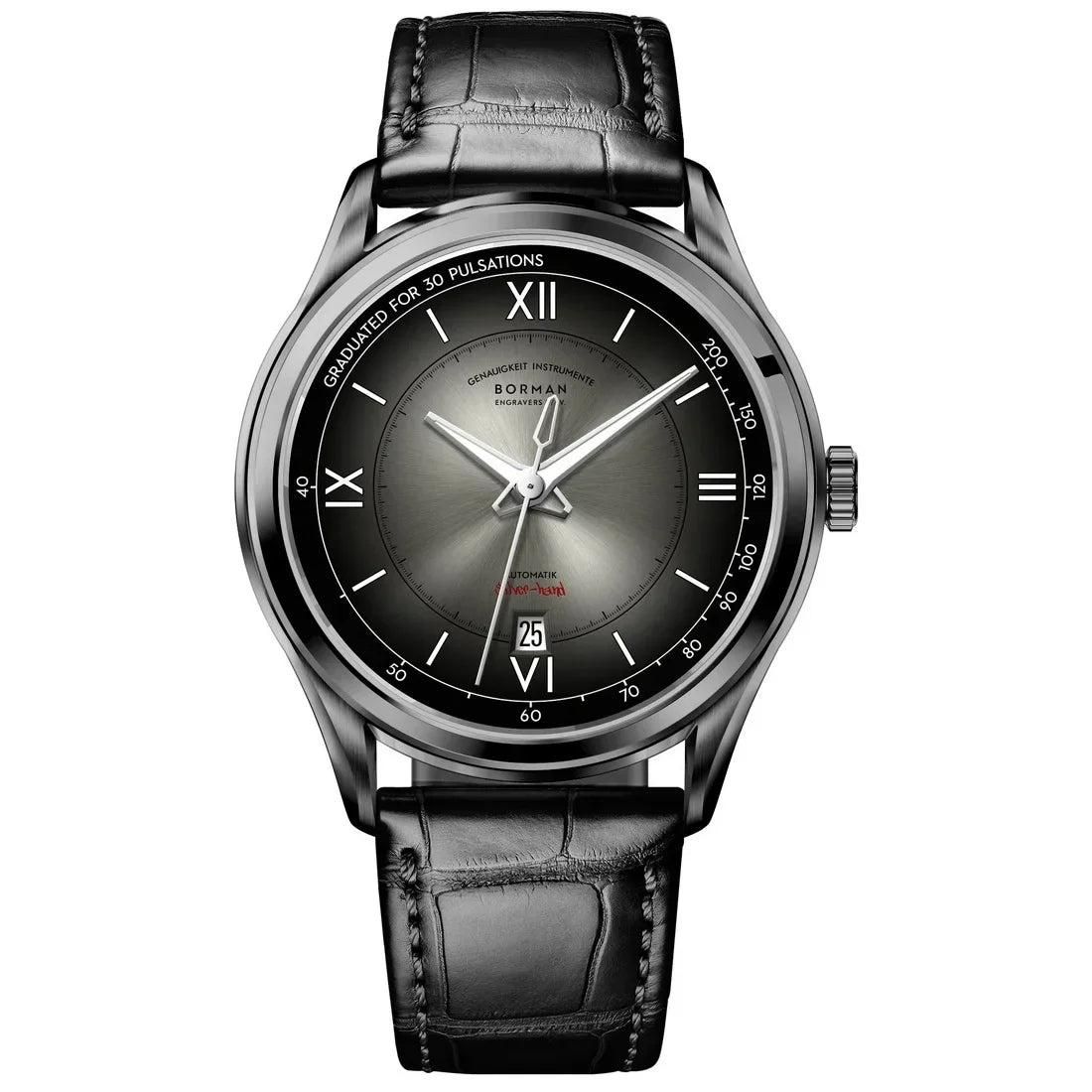 Borman Mens Automatic Watches Luxury Male Dress Watch Mechanical Wristwatch Fashion Waterproof Sapphire Gradient Dial Auto Date