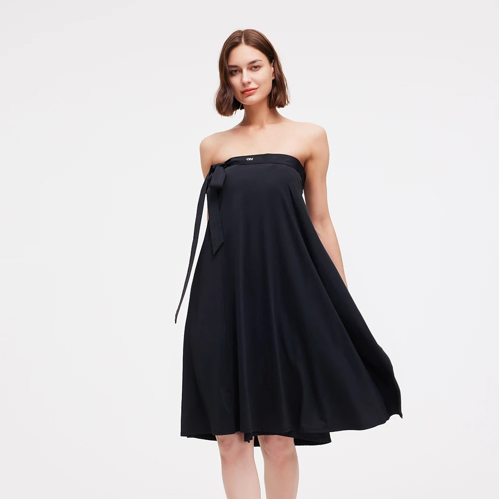 OhSunny One-Piece Beachy Sarong,Summer Multifunctional Bikini Cover Ups,UPF50+ Ice Feeling Long Skirts,Large Size 4 Ways to Wear