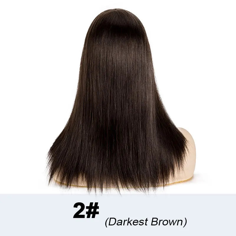 (In Stock)- Straight Hair Topper for Women Long Hair Wigs Human Hair Topper Women's Natural Hairpieces Injection Woman Wigs
