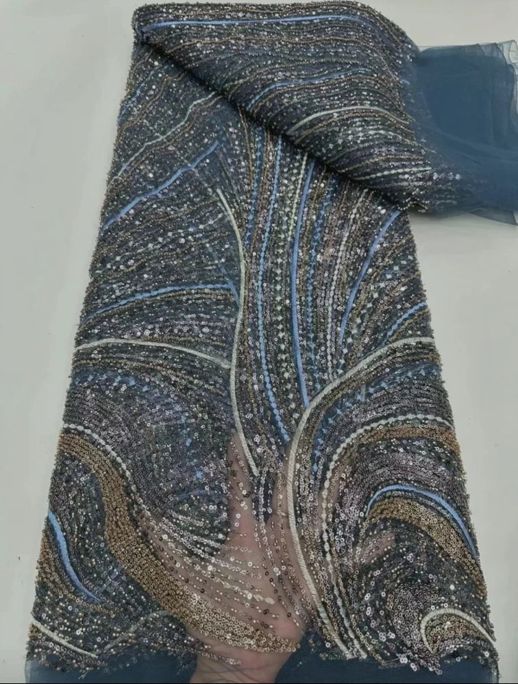 Sexy Luxury Peacock Ball Dress Women's Crystal Beads Side High Fork Evening Dress Floor Sweeping Tank Top Customized Size