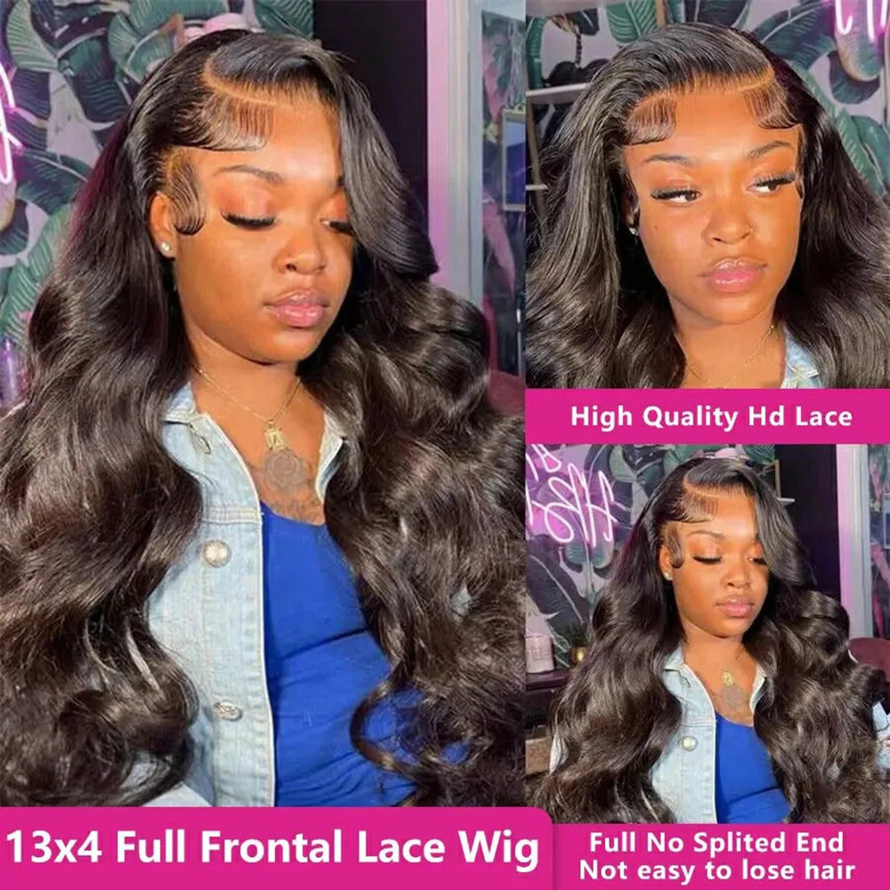 13x4 Hd Lace Frontal Wig 13x6 Lace Front Human Hair Wigs For Black Women 30 32 Inch Body Wave Lace Front Wig Brazilian Hair Wig
