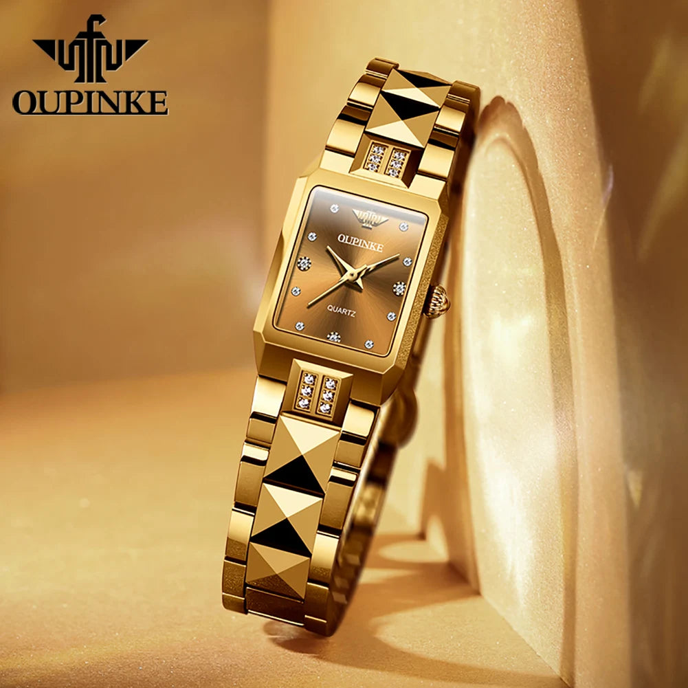 OUPINKE 3246 Women's Watches 50M Waterproof Quartz Movement Watch For Women Top Brand Original Luxury Elegant Ladies Hand Clock