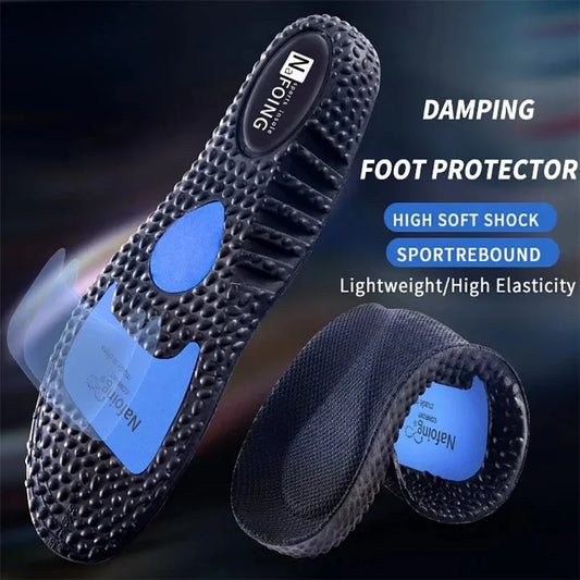 Soft-soled Sports Insoles Sport Shock Absorption Breathable Running Shoes Pad For Men Women Arch Support Anti-fatigue Insole