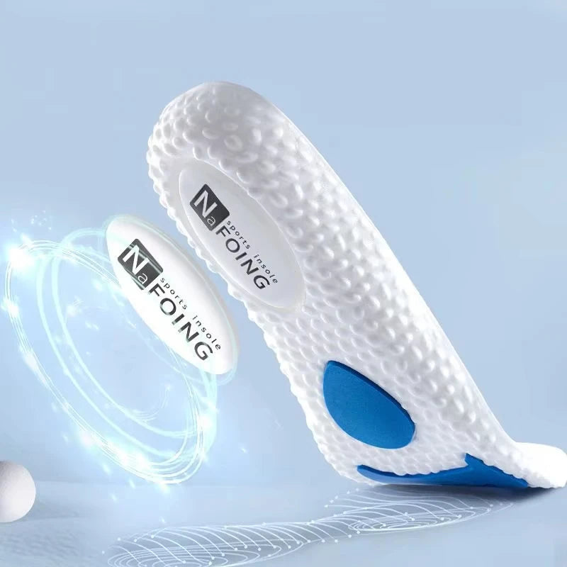 Soft-soled Sports Insoles Sport Shock Absorption Breathable Running Shoes Pad For Men Women Arch Support Anti-fatigue Insole