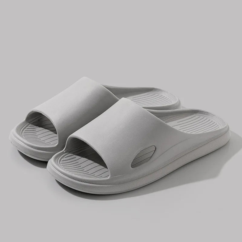 Indoor Home Slippers Thick Bottom Summer Men Women Four Seasons Anti-Slip Indoor Comfortable EVA Ladies Slip-On Sandals