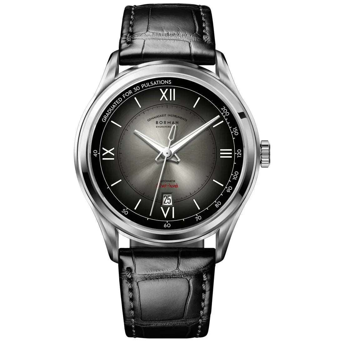 Borman Mens Automatic Watches Luxury Male Dress Watch Mechanical Wristwatch Fashion Waterproof Sapphire Gradient Dial Auto Date