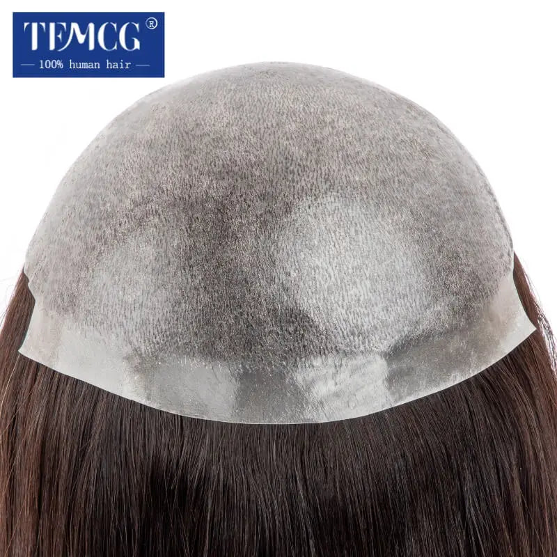 Topper For Women Injected Skin 100% Chinese Cuticle Remy Virgin Human Hair Wigs Straight Topper Silky Hairpieces for Woman