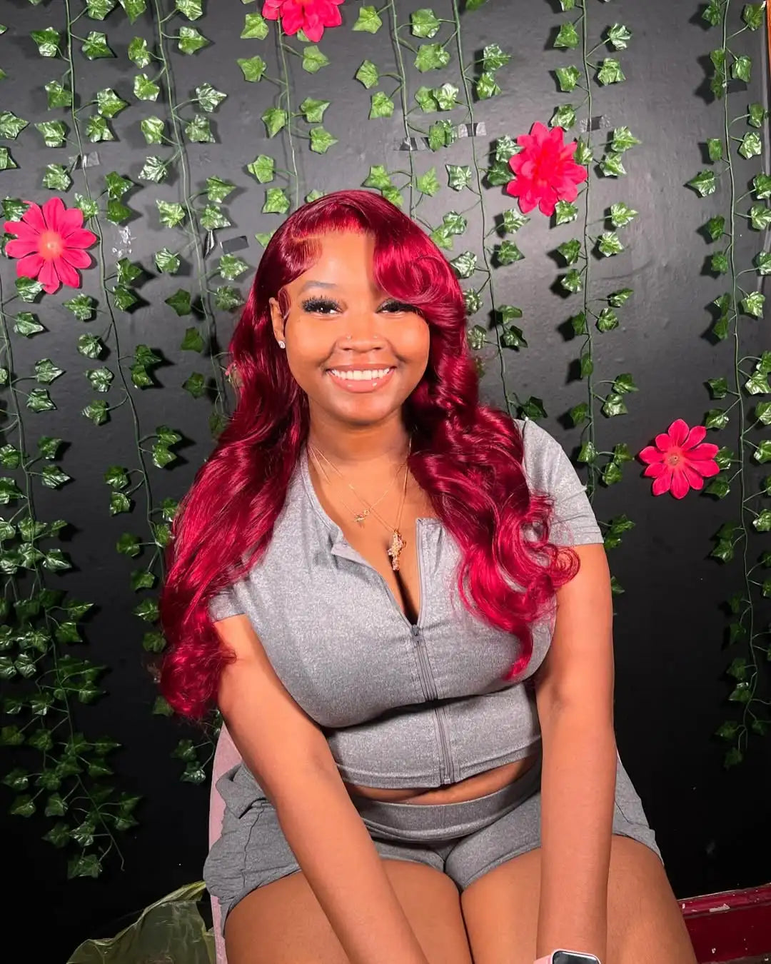 99J Burgundy Lace Frontal Wig 13x6 Body Wave Lace Front Wig HD Transparent Lace Frontal Wig Human Hair Pre Plucked 99j Red Color