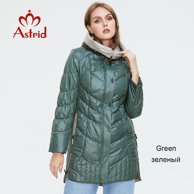 Astrid jacket winter women coat Casual female Parkas Female Hooded Coats solid ukraine Plus Size fashion style best AM-5810
