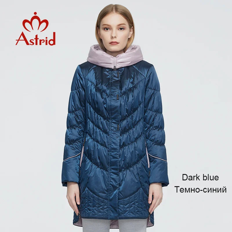 Astrid jacket winter women coat Casual female Parkas Female Hooded Coats solid ukraine Plus Size fashion style best AM-5810