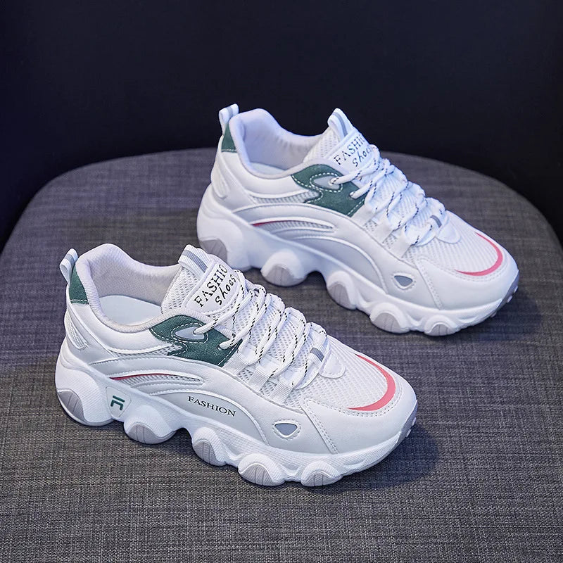 woman fashion shoes  shoes woman sneakers female students all-match thick-soled Street casual