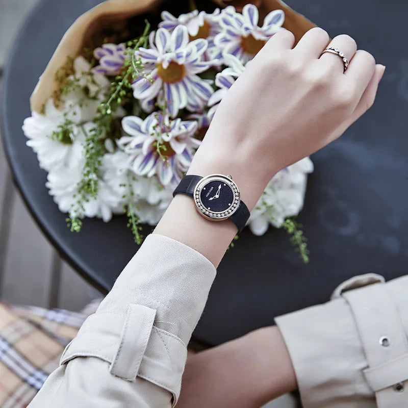 AGELOCER Original Baikal Watch Diamond Women's Quartz Luxury Diamond Watch Birthday Gift for Women