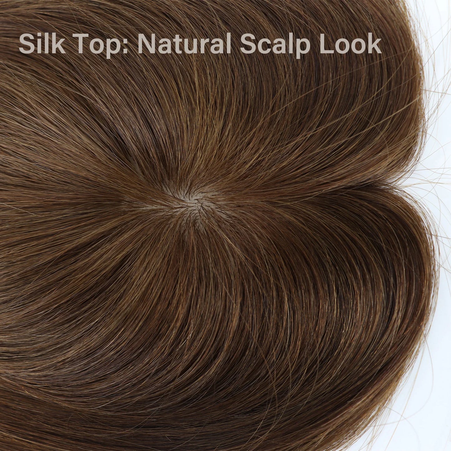 8x12cm Human Hair Topper Silk Top Remy European Hair Full Hand Made Silk Base Soft Breathable with Clips in Various Color Choice