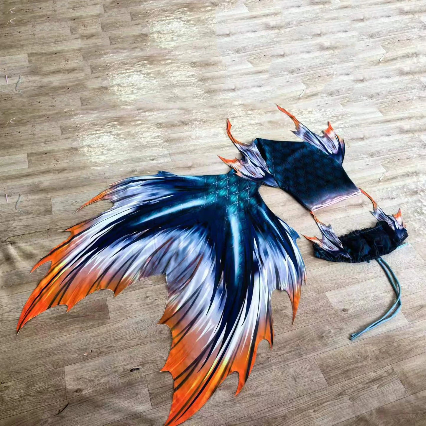 Mermaid Big Tail Costume Swimsuit Handmade Sewn High Quality Mermaid Tail Oceanarium Swimming Photography Costume