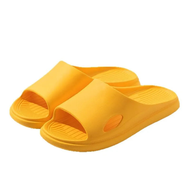 Indoor Home Slippers Thick Bottom Summer Men Women Four Seasons Anti-Slip Indoor Comfortable EVA Ladies Slip-On Sandals