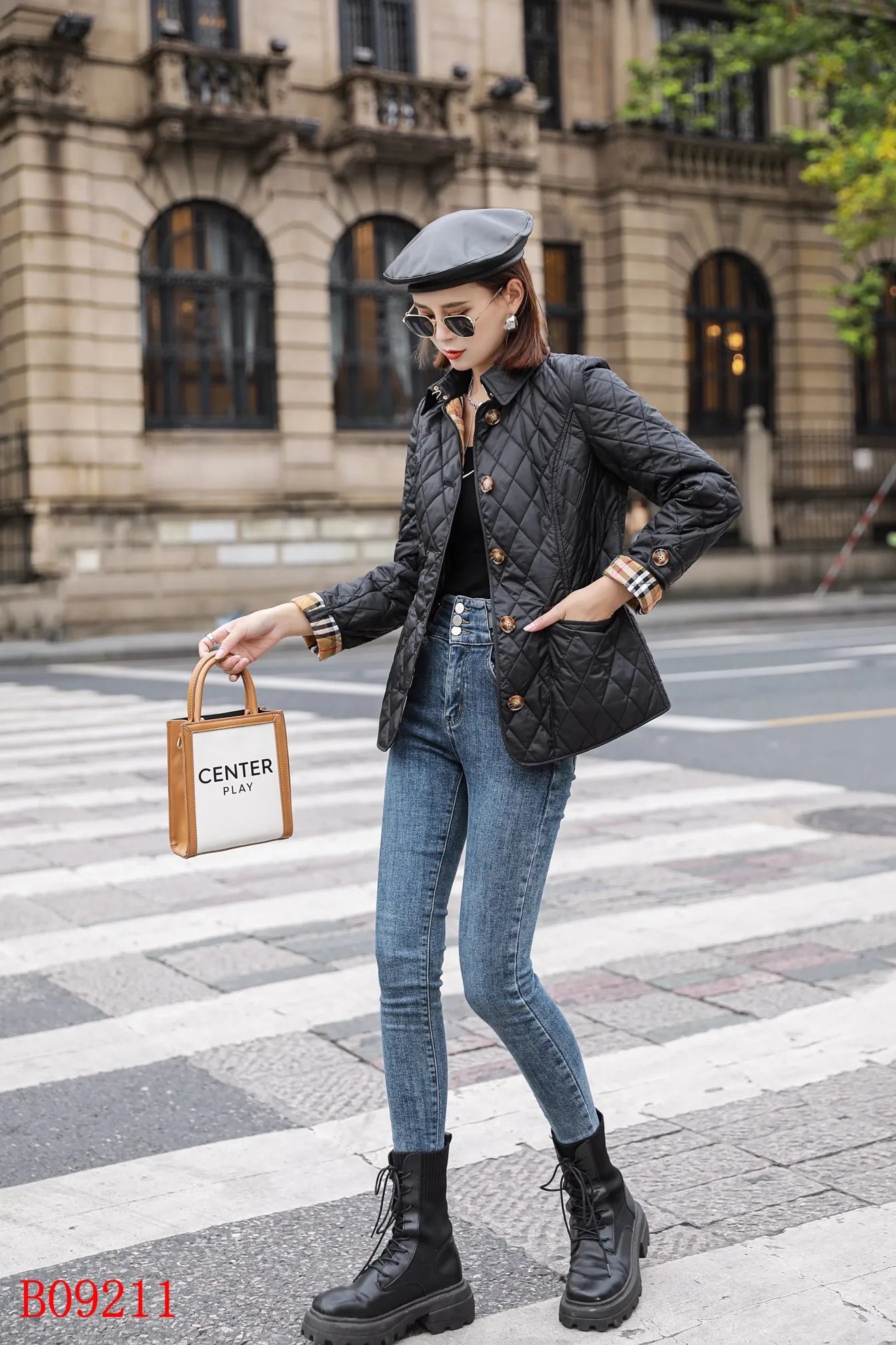 Solid Color Cotton Long Sleeves Winter Thin Coats Jacket For Women