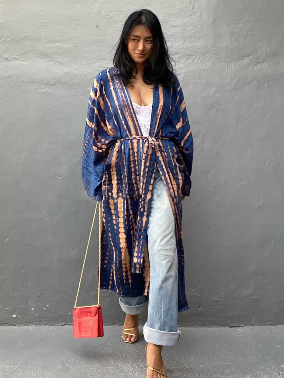 Beach Kimono for Women Swimsuit Cover-ups boho Fashion Tie-dye Tunic Cape Dress Summer Holiday Bikini Cover Up Pareo Robe