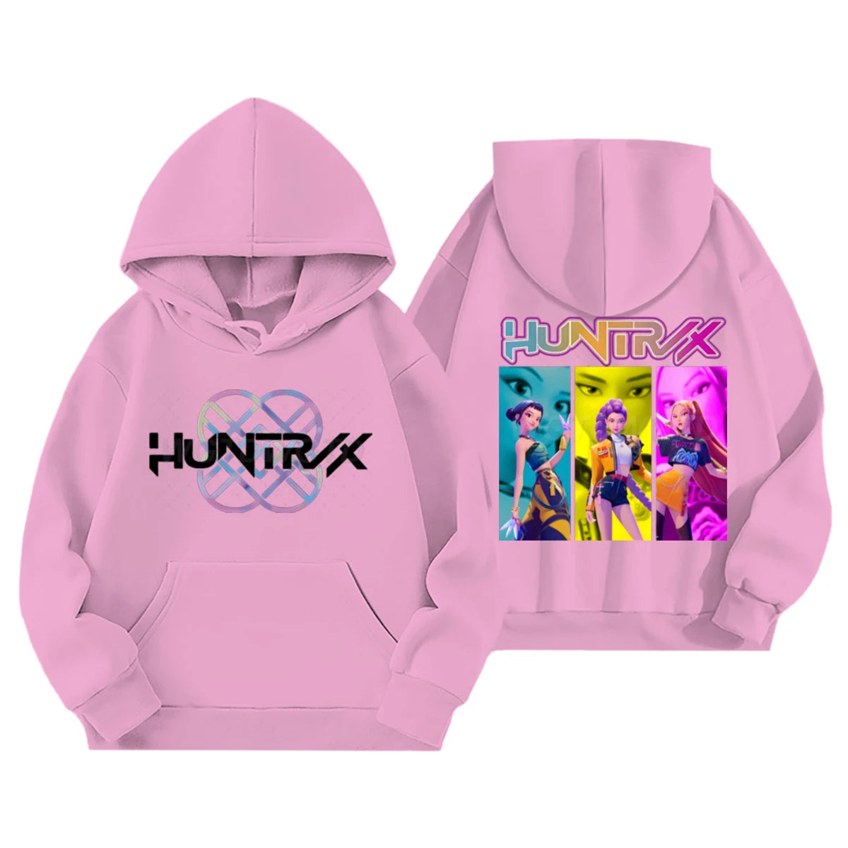 Kpop Demon Hunters Hoodies for Women Men K-pop Cartoon Printed Sweatshirt Fashion Streetwear 2025 New Movie Fashion Casual Tops