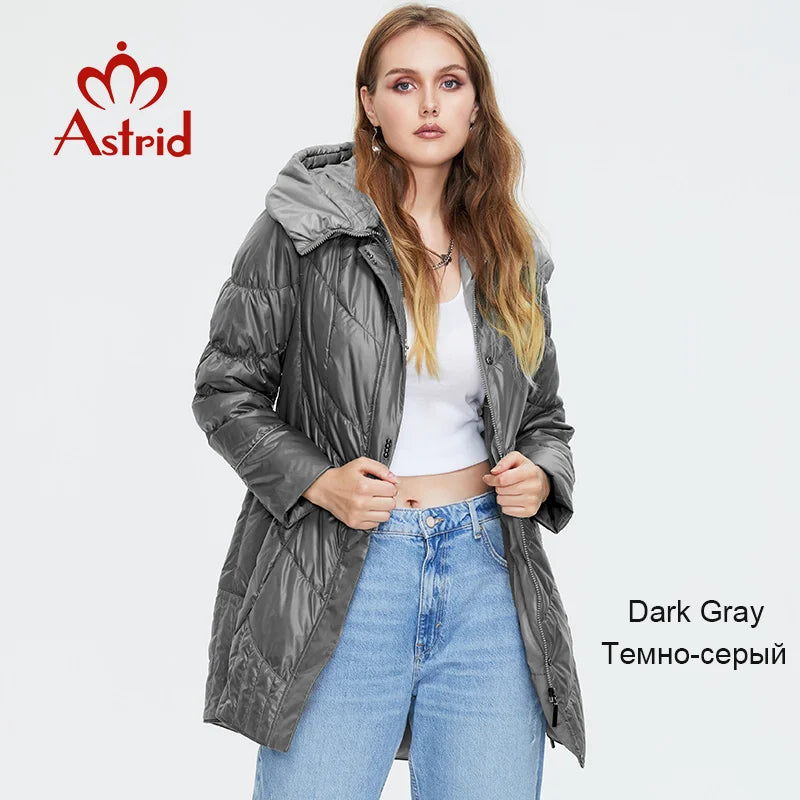 Astrid jacket winter women coat Casual female Parkas Female Hooded Coats solid ukraine Plus Size fashion style best AM-5810