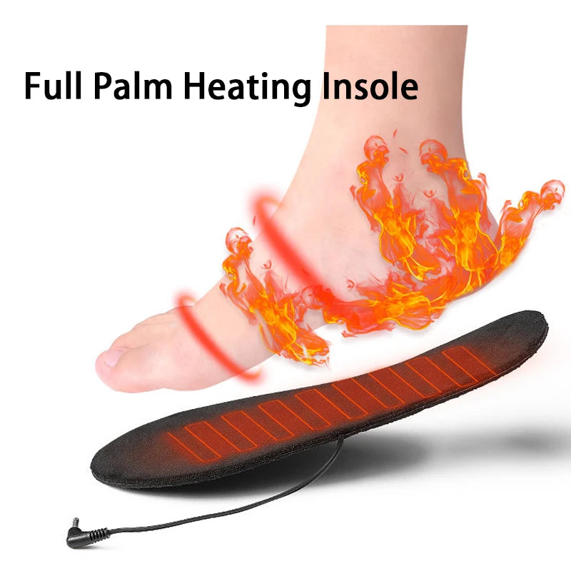 High-quality USB heating insoles Winter warm insole Men Women Electrically heated Shoe Sole Anti-slip Shoe Pads 1Pair