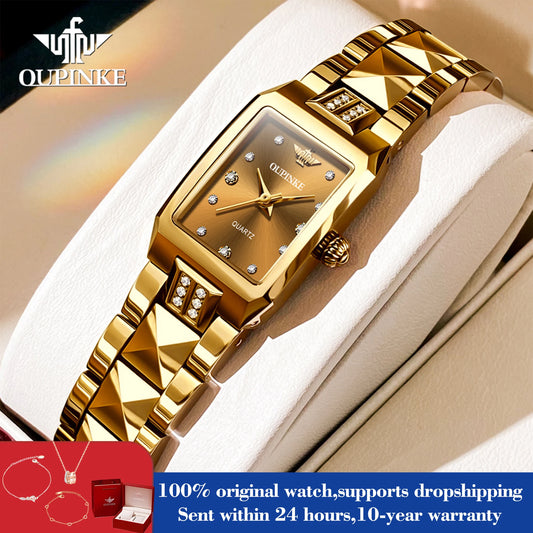 OUPINKE 3246 Women's Watches 50M Waterproof Quartz Movement Watch For Women Top Brand Original Luxury Elegant Ladies Hand Clock