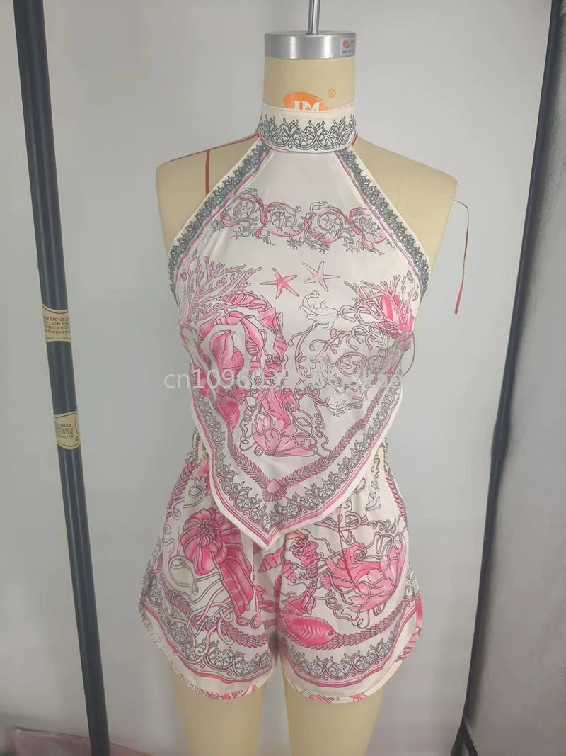 luxury design women's bikini sets designer brand lady sexy bellyband shorts sets