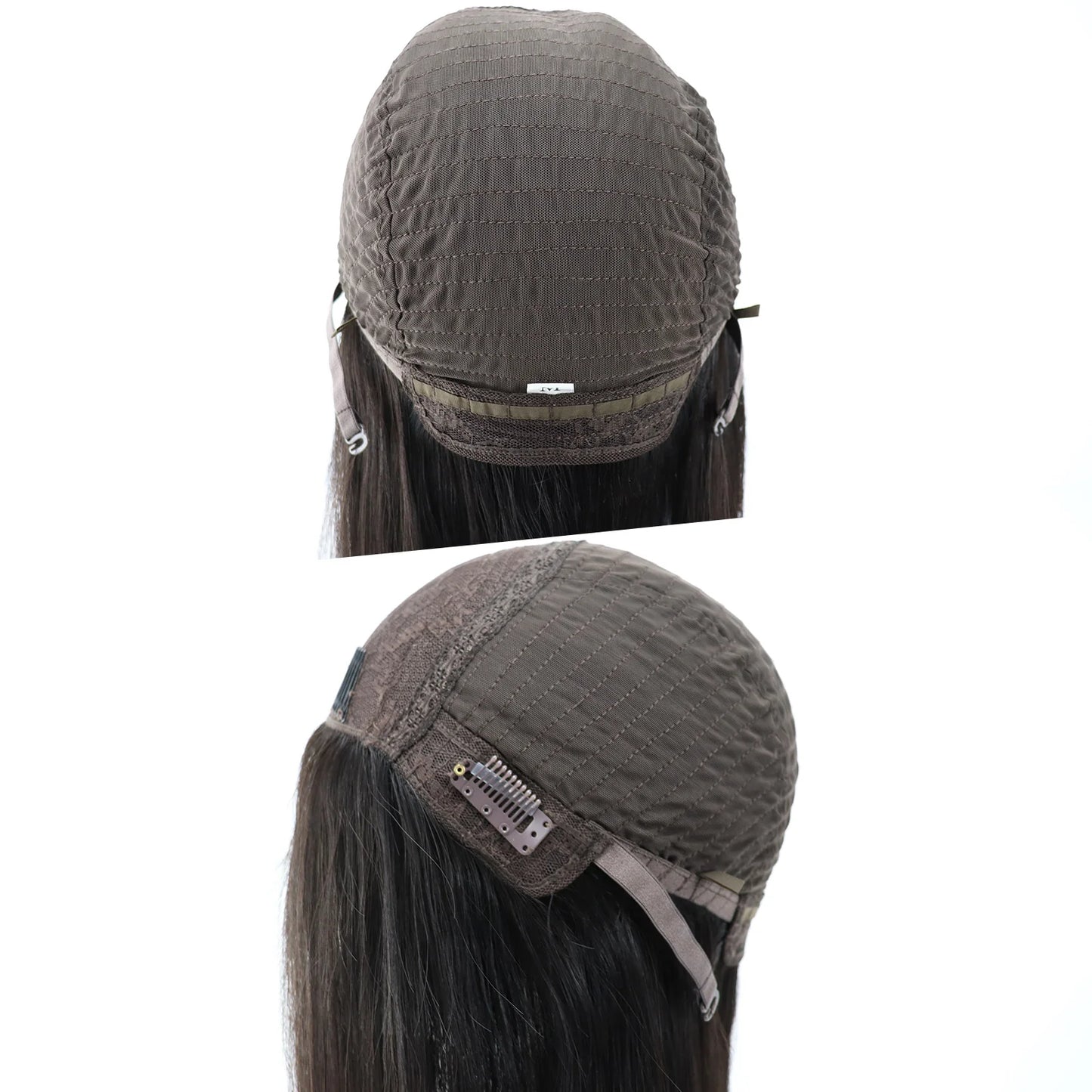 Kosher Wig Real Unprocessed Virgin Human Hair Silk Base Soft Breathable Jewish Wig Sheitel with Clips in Layered for Women